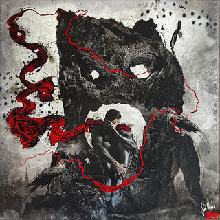 Superhero Ruby Foil Print