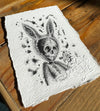 FRAMED MINIATURE "Bunny Darko" Original Drawing / Shipping Included