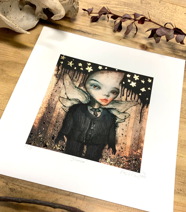 Slumber #24 of 25 with GOLD hand embellished foiling