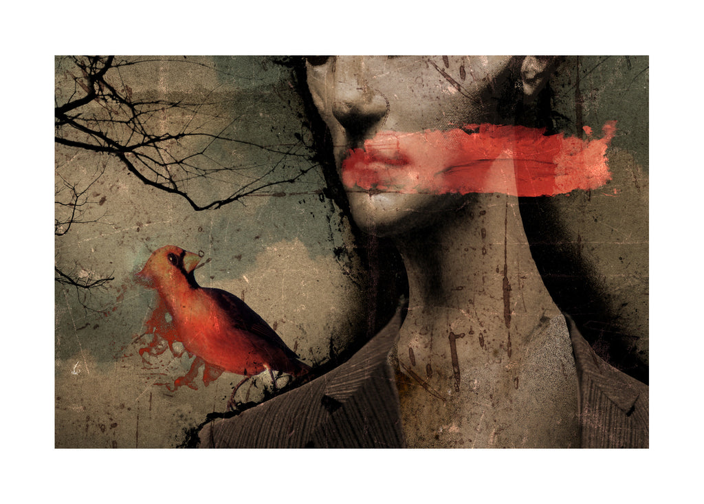 His Scarlet Voice Poster Variant