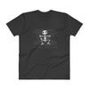 V-Neck T-Shirt "My Pet Skeleton" Official Logo