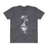 V-Neck T-Shirt ~ "Twin Beaks"
