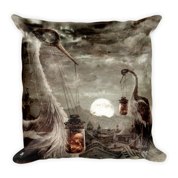 &quot;The Storks&quot; Square Pillow