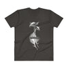 V-Neck T-Shirt ~ "Twin Beaks"