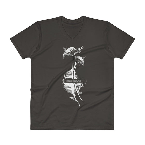 V-Neck T-Shirt ~ &quot;Twin Beaks&quot;