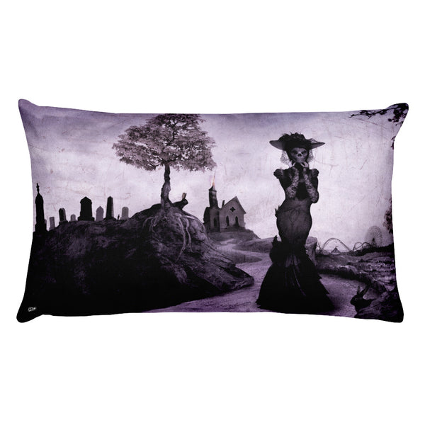 &quot;Pins &amp; Needles&quot; Rectangular Pillow