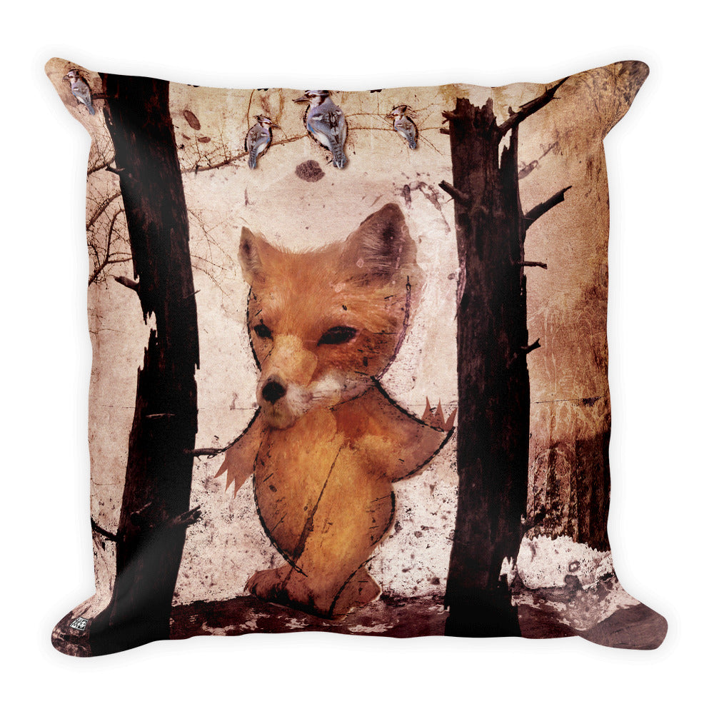 "A Hunting I Will Go" Square Pillow