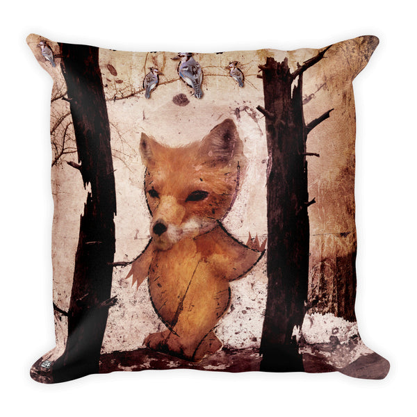&quot;A Hunting I Will Go&quot; Square Pillow