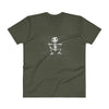 V-Neck T-Shirt "My Pet Skeleton" Official Logo