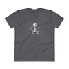 V-Neck T-Shirt "My Pet Skeleton" Official Logo