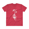 V-Neck T-Shirt ~ "Twin Beaks"