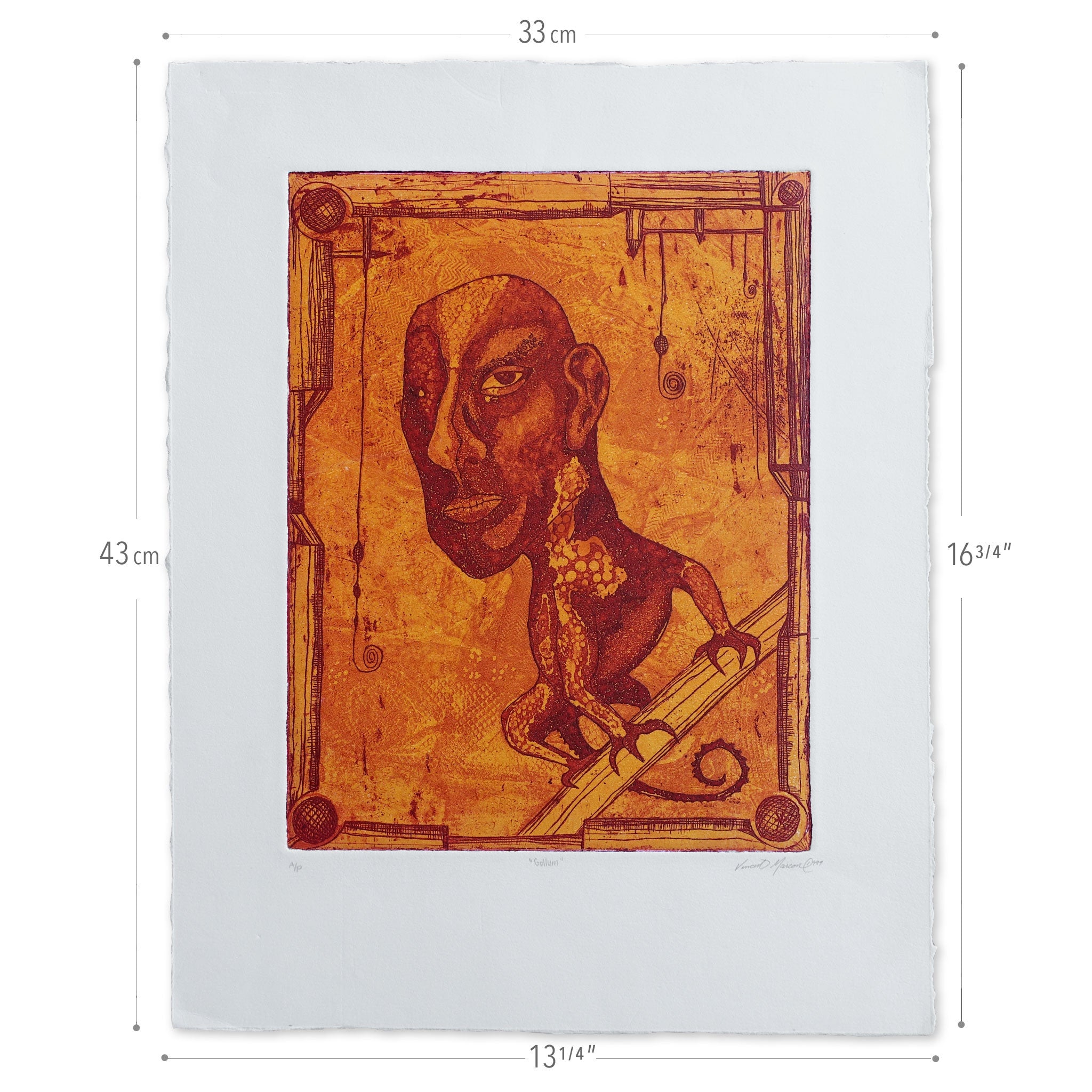 Gollum ~ Fire Print