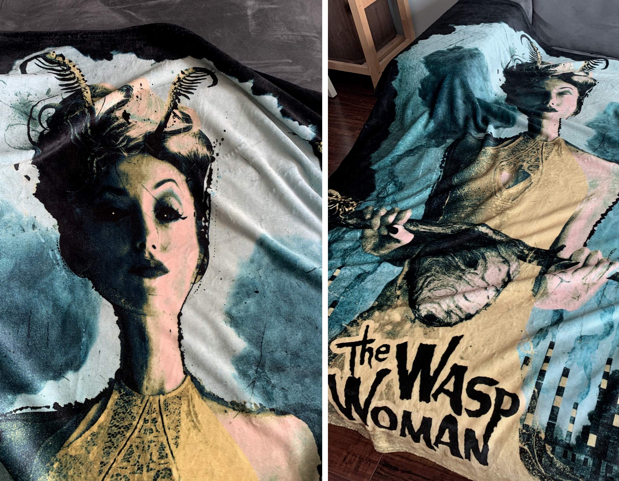 Wasp Woman Poster Throw